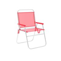 Marbueno Opvouwbare Stoel Aluminium Koraal Strand en Zwembad 52X56X80 cm 10357