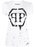 Philipp Plein Sexy Pure Fit Hexagon T-shirt - Blanc