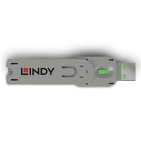 Lindy 40621 poortblokker Poortblokkeersleutel USB Type-A Groen Acrylonitrielbutadieenstyreen (ABS) 1 stuk(s) - thumbnail