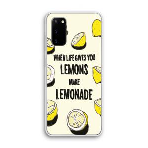 Lemonade: Samsung Galaxy S20 Transparant Hoesje