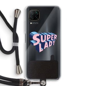 Superlady: Huawei P40 Lite Transparant Hoesje met koord
