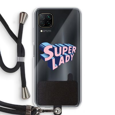Superlady: Huawei P40 Lite Transparant Hoesje met koord