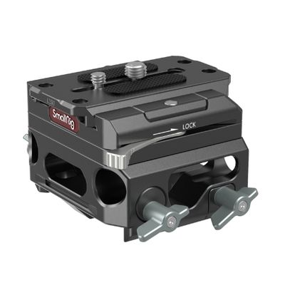 SmallRig 3067 Lightweight Baseplate with Dual 15mm Rod Clamp (magnesium alloy version)