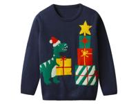 lupilu Kinder kersttrui met lampjes (Marineblauw, 98/104)