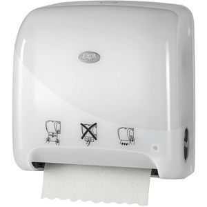 Euro Products handdoekdispenser mini matic XL 21 x 33 cm wit