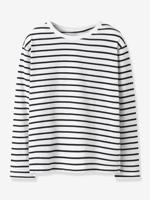 T-shirt voor meisjes met lange mouwen NKFLESLIE NAME IT zwart