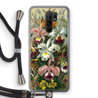 Haeckel Orchidae: Xiaomi Redmi 9 Transparant Hoesje met koord