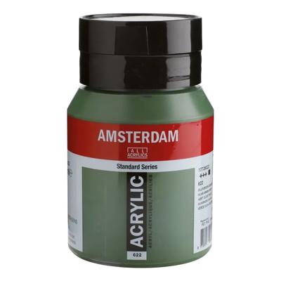 Royal Talens Amsterdam Acrylverf 500 ml - Olijfgroen Donker 622