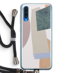 Lindo: Samsung Galaxy A50 Transparant Hoesje met koord
