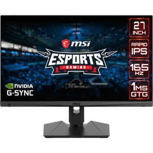 MSI Optix MAG274QRF-QD gaming monitor 2x HDMI, 1x DisplayPort, 2x USB-A 2.0, 1x USB-B, 1x USB-C, 165 Hz