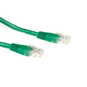 ACT IB3951 U/UTP CAT6A Patchkabel Groen - 1,5 meter