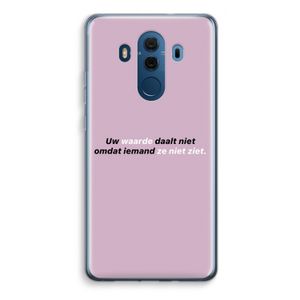 uw waarde daalt niet: Huawei Mate 10 Pro Transparant Hoesje