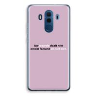 uw waarde daalt niet: Huawei Mate 10 Pro Transparant Hoesje
