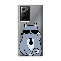 Cool cat: Samsung Galaxy Note 20 Ultra / Note 20 Ultra 5G Transparant Hoesje