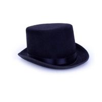 Voordelige hoge halloween thema hoed zwart   -