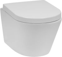 Saqu Sky 2.0 hangtoilet met spoelrand 36x52x35cm wit Saqu Sky 2.0 hangtoilet met spoelrand 36x52x35cm wit