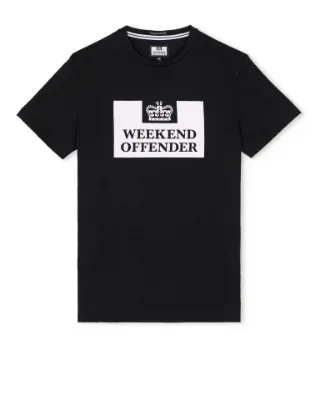 Weekend Offender - Prison Classic T-Shirt - Zwart
