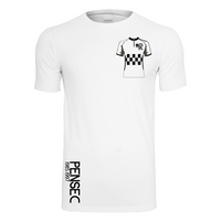 Heurtefeu - Pensec 1985 Stretch Cycling T-Shirt - White - thumbnail