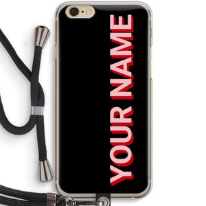 Namecase: iPhone 6 / 6S Transparant Hoesje met koord