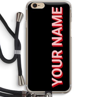 Namecase: iPhone 6 / 6S Transparant Hoesje met koord