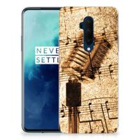 OnePlus 7T Pro | Siliconen hoesje | met foto Bladmuziek