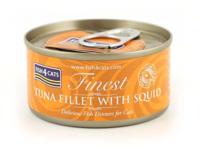 FISH4CATS Tuna fillet with squid - nat kattenvoer - 70g