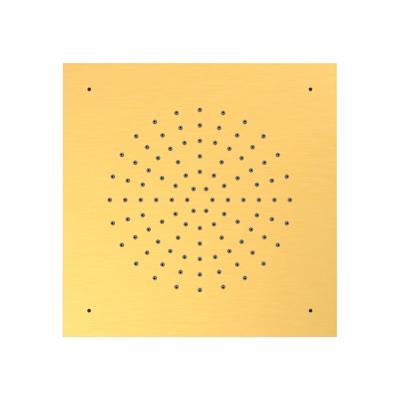 Hoofddouche Tres Exclusive | 38x38 cm | Vierkant | 24k Goud mat