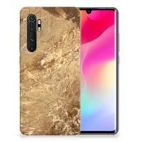 Xiaomi Mi Note 10 Lite | TPU | Siliconen hoesje | Marmer Creme