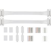 Paulmann 70919 Connectorset 144 W (max) Kabellengte: 10.00 cm 24 V Kunststof (l x b x h) 100 x 19 x 7 mm 1 stuk(s)