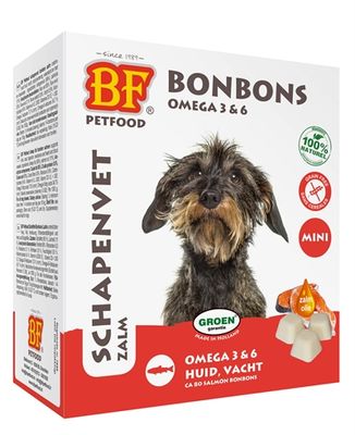 Bf Petfood Biofood schapenvet mini bonbons zalm