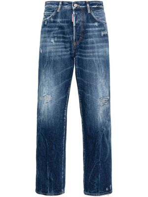 DSQUARED2 jean à coupe droite - Bleu