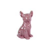 Countryfield Boxer beeld oud roze 17,5x12,2x28cm