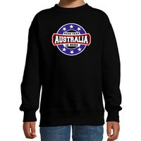 Have fear Australia is here / Australie supporter sweater zwart voor kids