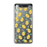 Citroenen: Samsung Galaxy A80 Transparant Hoesje