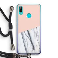 A touch of peach: Huawei P Smart (2019) Transparant Hoesje met koord