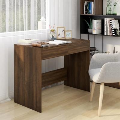 Bureau 101x50x76,5 cm spaanplaat bruin eikenkleur