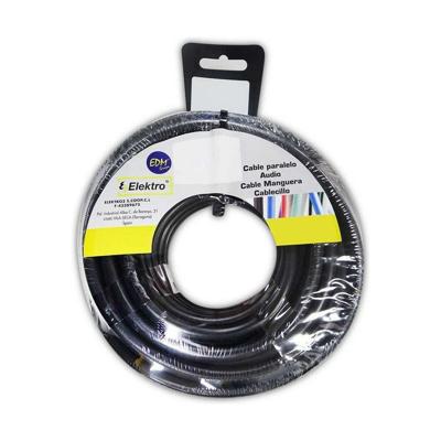 Kabel EDM 28300 Zwart 2 x 1 mm 5 m