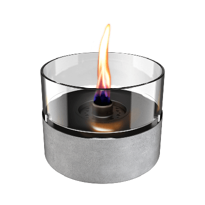 Tenderflame Café 18 Betongrijs - Tafelhaard - Binnen en Buiten