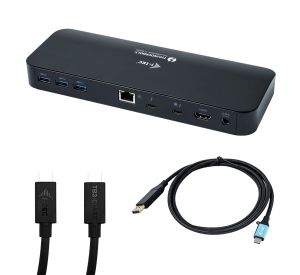 i-Tec Thunderbolt 3 Dual 4K Docking Station + USB-C / DP kabel