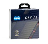 KMC fietsketting dlc 11 118 schakels - rood/zwart