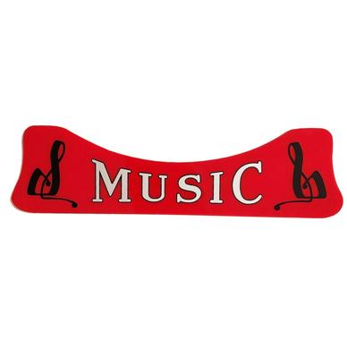 Wurlitzer Model 220 Speaker Rood Plastic &apos;Music&apos;