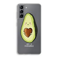 Avocuddle: Samsung Galaxy S21 Transparant Hoesje