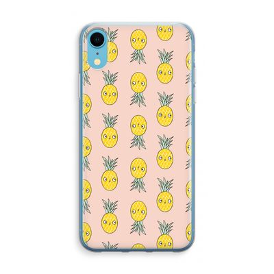 Ananas: iPhone XR Transparant Hoesje