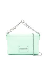 Love Moschino sac à bandoulière à plaque logo - Vert