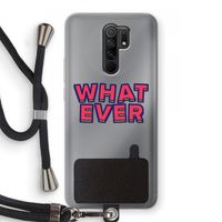 Whatever: Xiaomi Redmi 9 Transparant Hoesje met koord