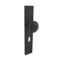Intersteel KnopschildKurano sleutelgat 56mm zwart - 0023.212824