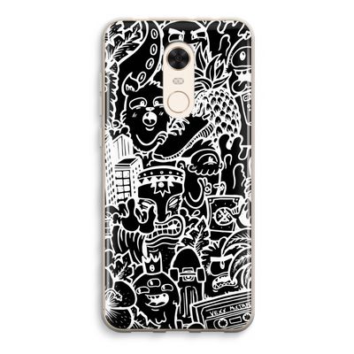 Vexx Black Mixtape: Xiaomi Redmi 5 Transparant Hoesje