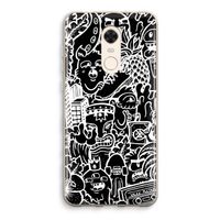 Vexx Black Mixtape: Xiaomi Redmi 5 Transparant Hoesje