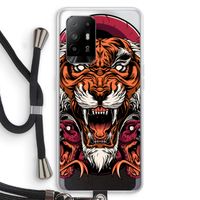 Tiger and Rattlesnakes: Oppo A94 5G Transparant Hoesje met koord