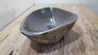 Waskom riviersteen RL250353, 54x40x15 cm